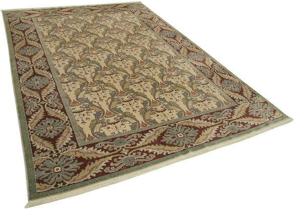 6x9 Beige Oushak Rug - 33931