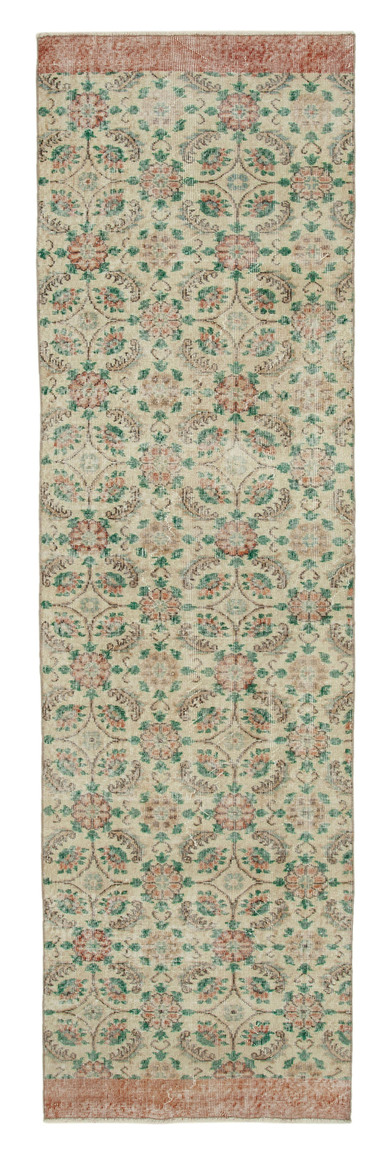 3x10 Beige Overdyed Runner Rug - 34268