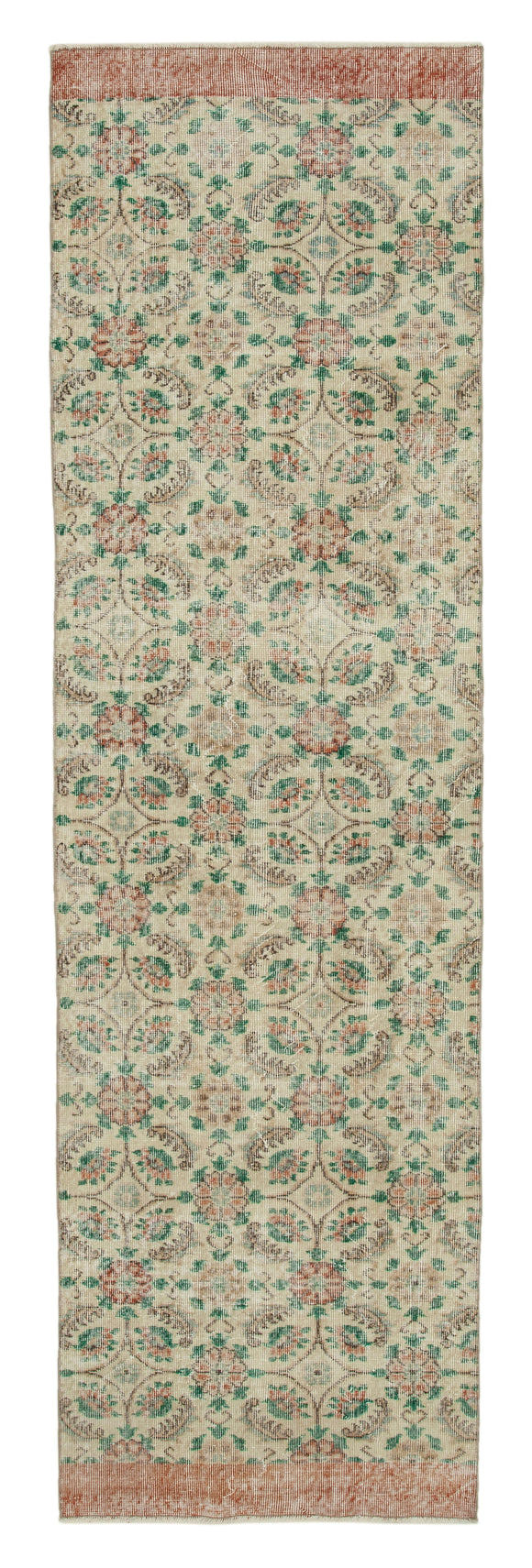 3x10 Beige Overdyed Runner Rug - 34268