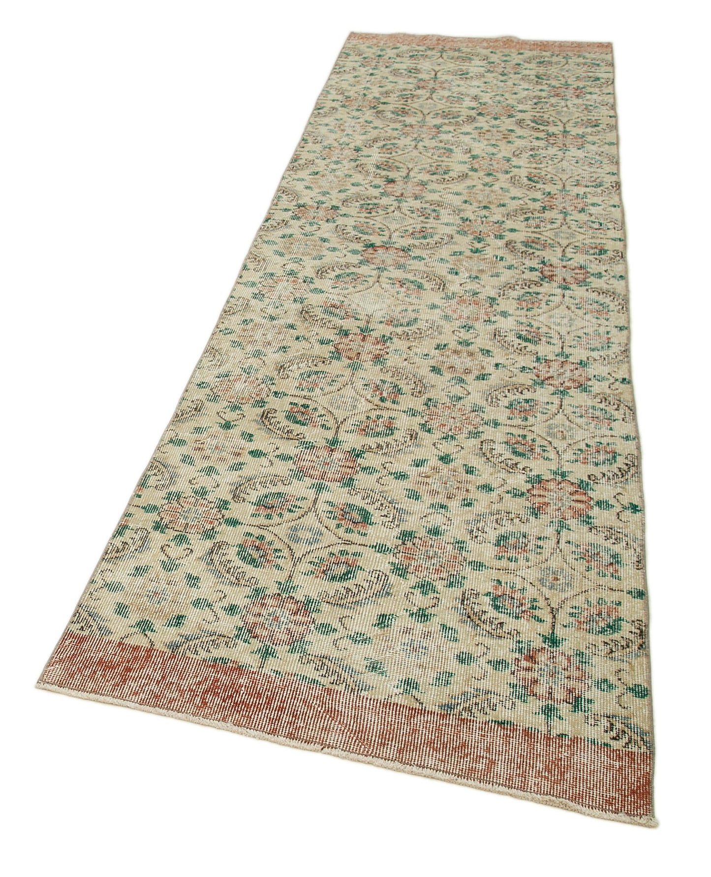 3x10 Beige Overdyed Runner Rug - 34268