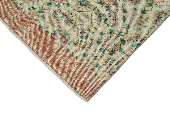 3x10 Beige Overdyed Runner Rug - 34272