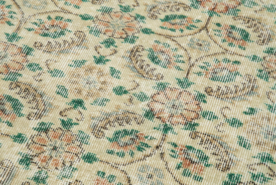 3x10 Beige Overdyed Runner Rug - 34272