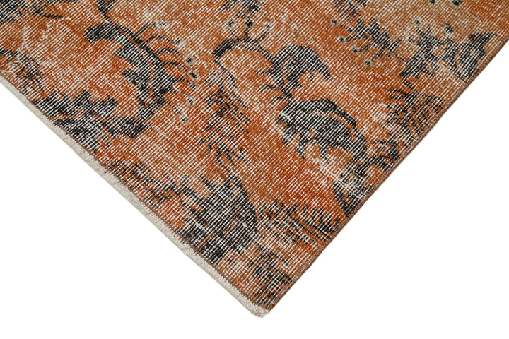 3x9 Orange Overdyed Runner Rug - 34303
