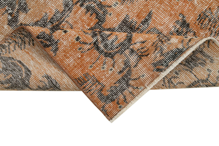 3x9 Orange Overdyed Runner Rug - 34303