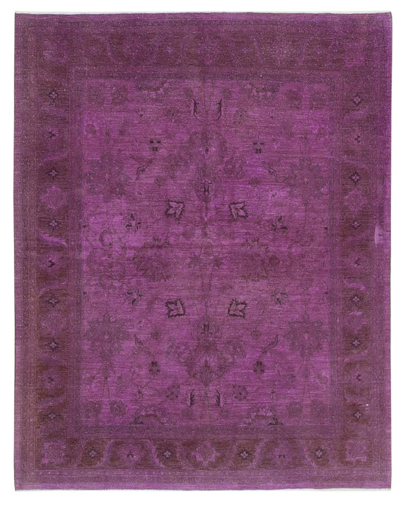 6x8 Purple Oushak Rug - 34364
