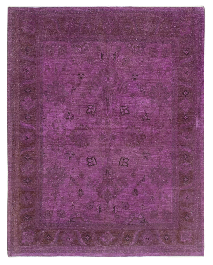 6x8 Purple Oushak Rug - 34364