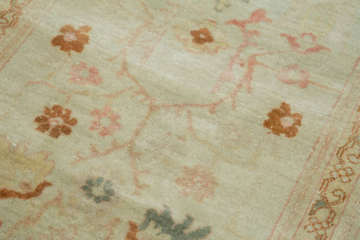 3x12 Beige Oushak Runner Rug - 34399