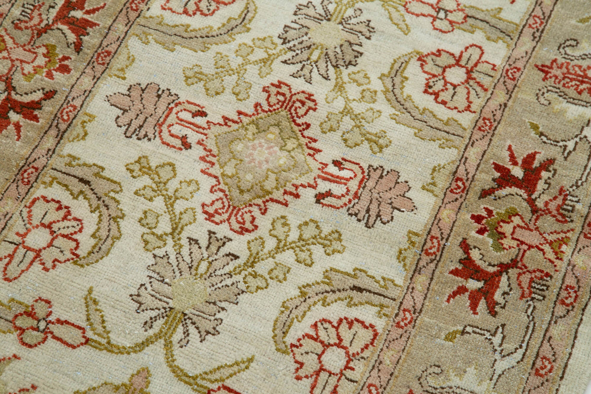 2x14 Beige Oushak Runner Rug - 34421