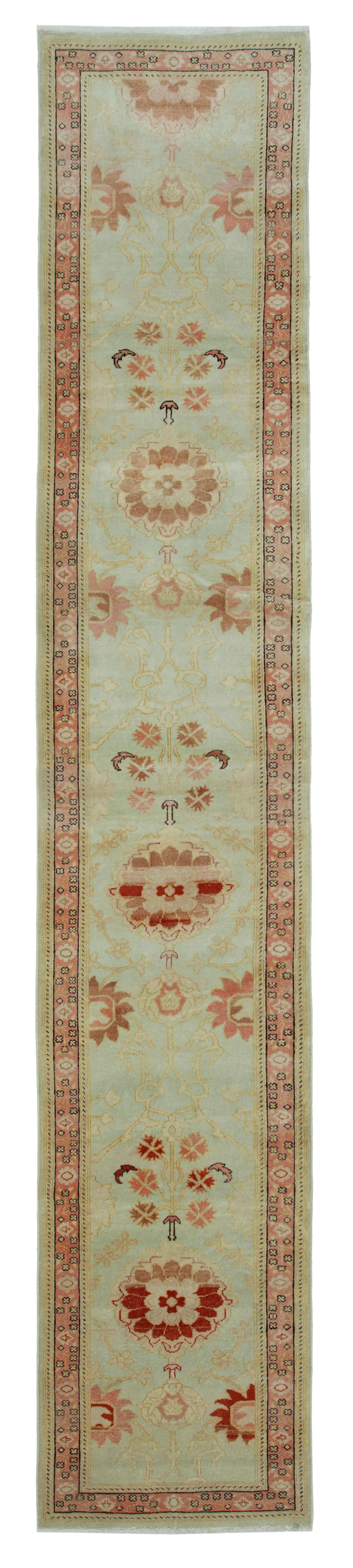 3x14 Black Oushak Runner Rug - 34422