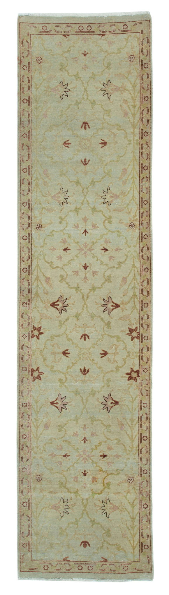 3x11 Beige Oushak Runner Rug - 34427