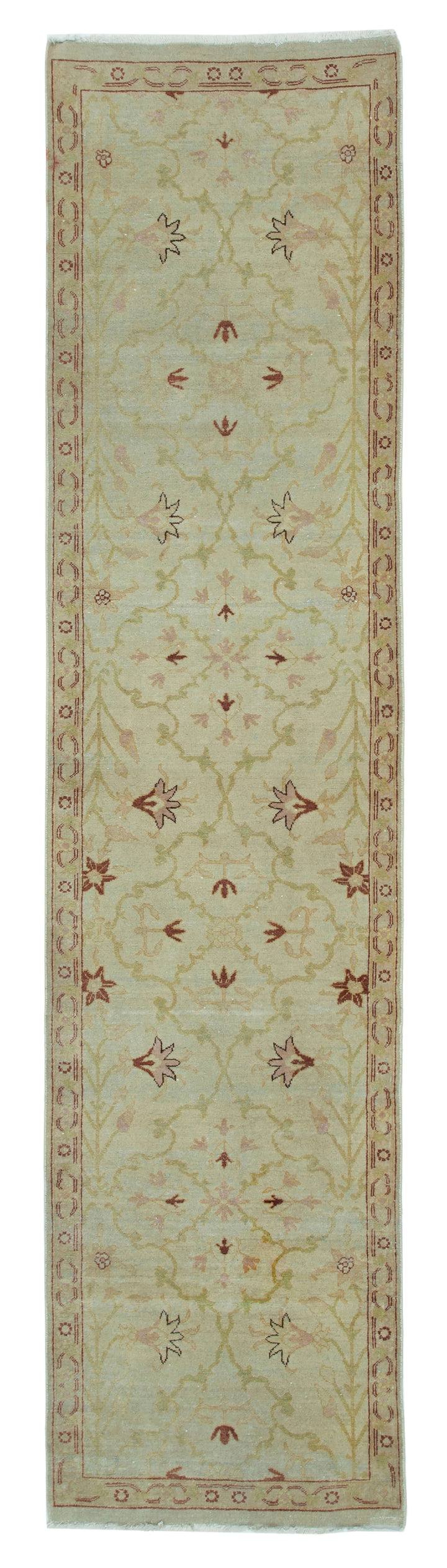 3x11 Beige Oushak Runner Rug - 34427