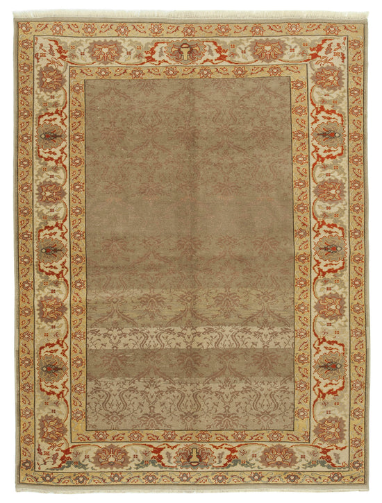 6x8 Brown Oushak Rug - 34433