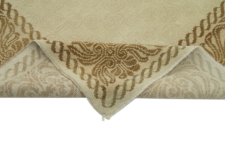7x10 Beige Oushak Rug - 34434