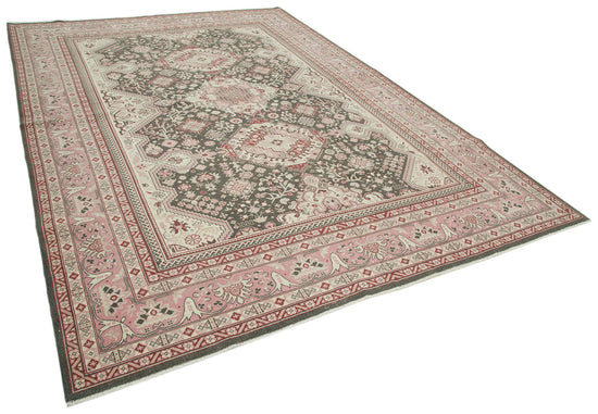 8x11 Beige Oushak Rug - 34437