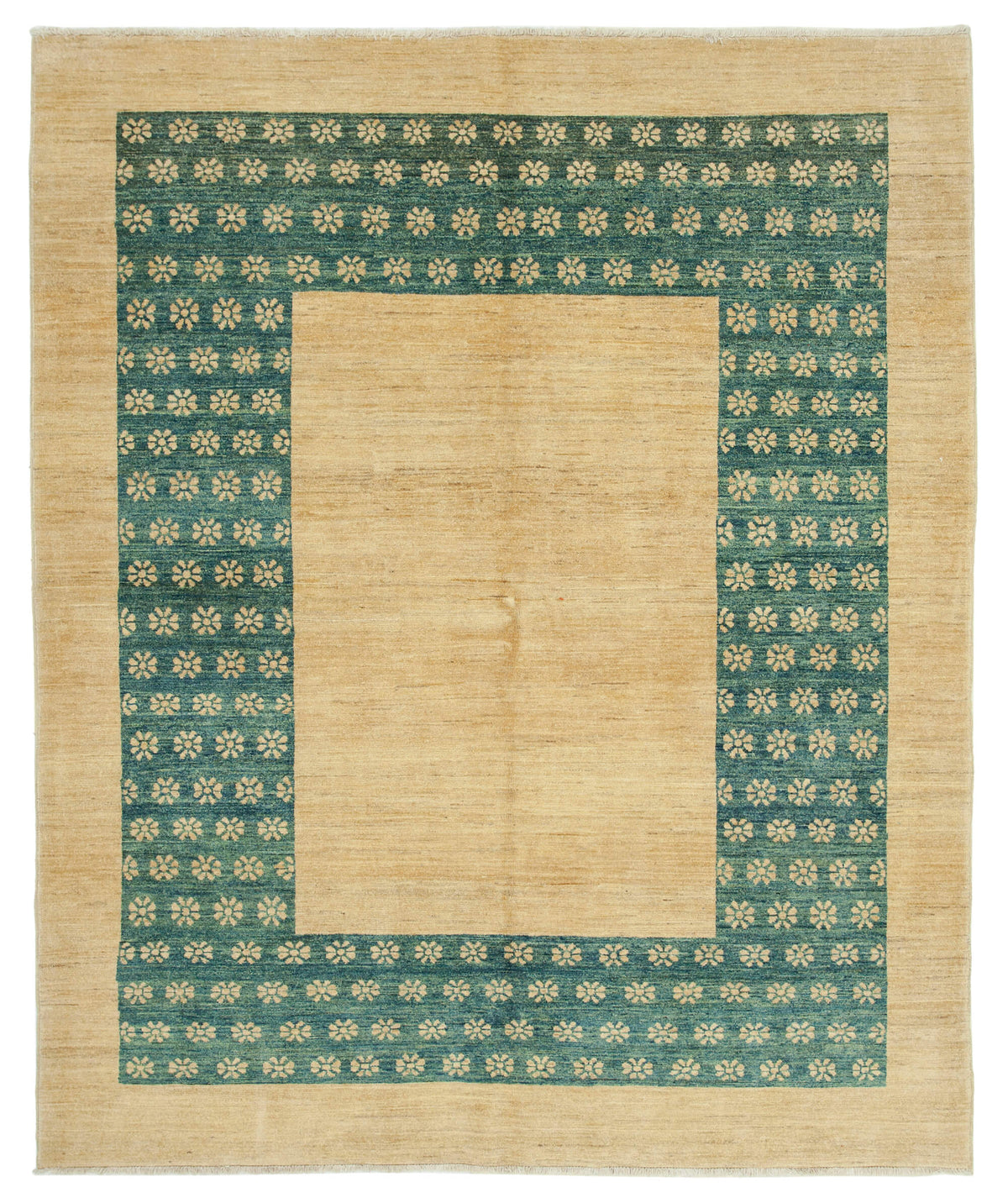6x8 Beige Oushak Rug - 34439