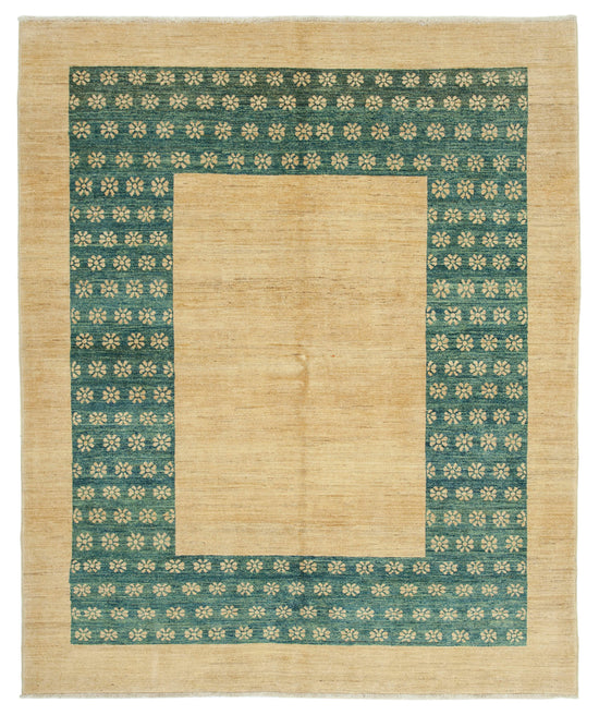 6x8 Beige Oushak Rug - 34439