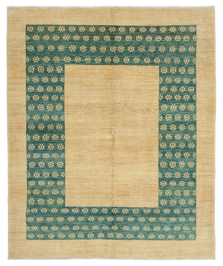 6x8 Beige Oushak Rug - 34439