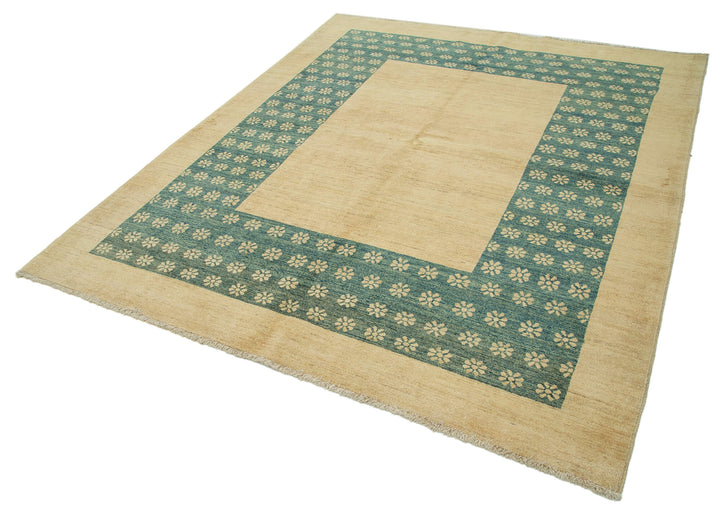 6x8 Beige Oushak Rug - 34439