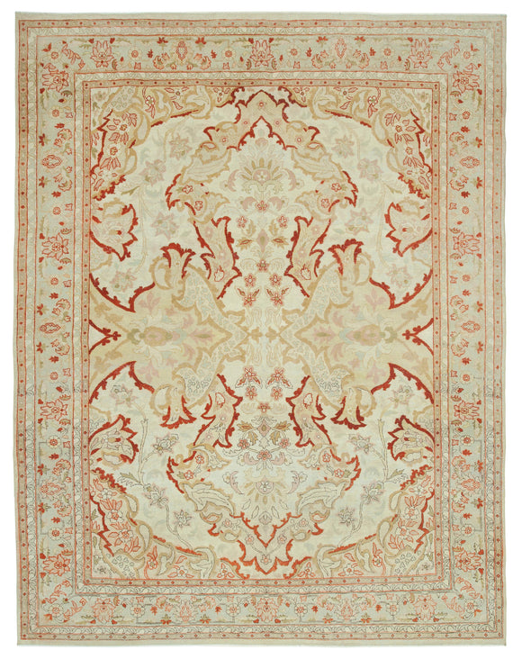 8x10 Beige Oushak Rug - 34441
