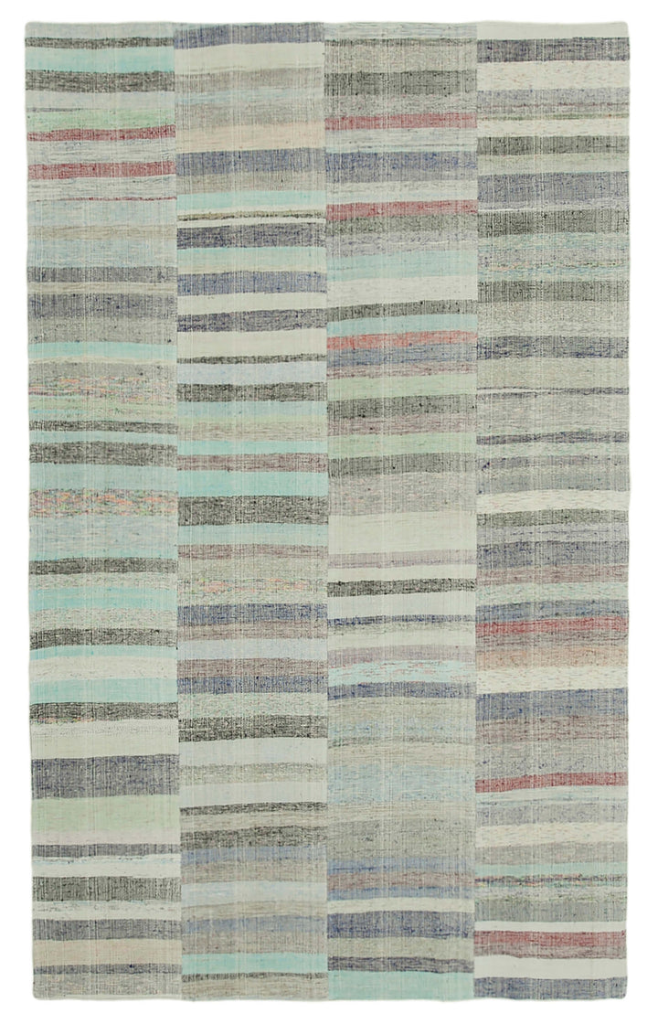 6x10 Multicolor Kilim Patchwork Rug - 34449