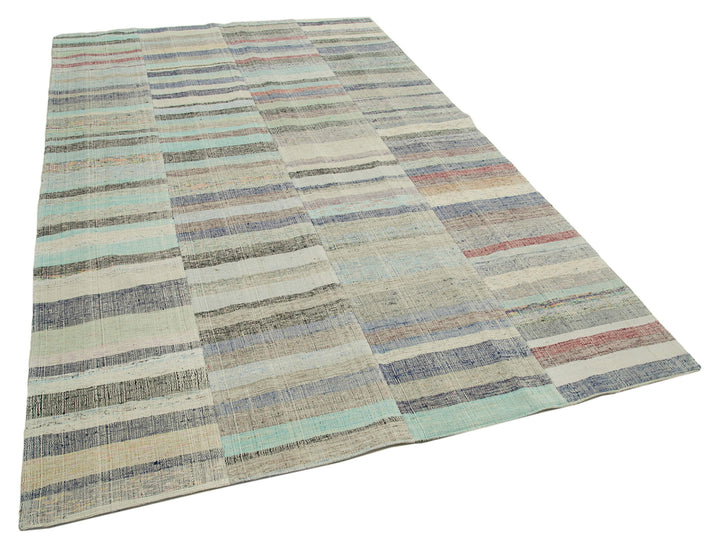 6x10 Multicolor Kilim Patchwork Rug - 34449