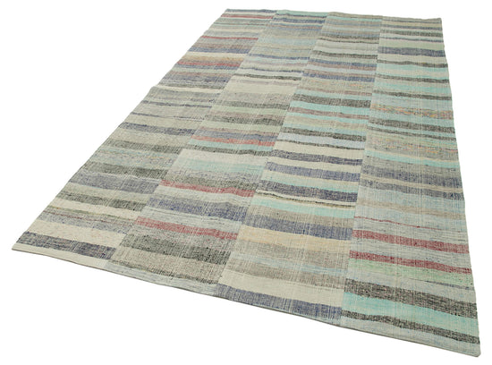 6x10 Multicolor Kilim Patchwork Rug - 34449