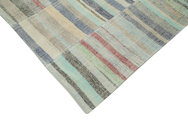 6x10 Multicolor Kilim Patchwork Rug - 34449