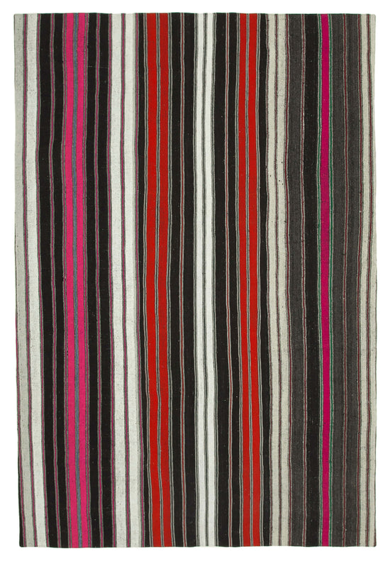 8x13 Multicolor Kilim Patchwork Rug - 34450