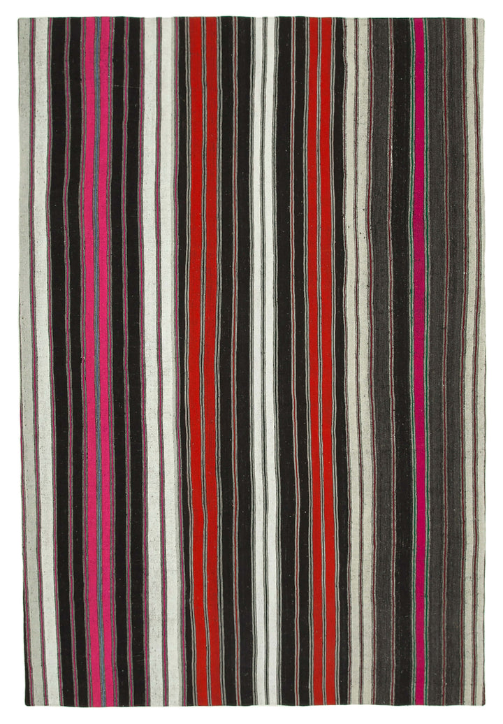 8x13 Multicolor Kilim Patchwork Rug - 34450