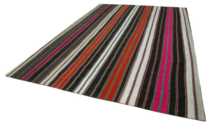 8x13 Multicolor Kilim Patchwork Rug - 34450