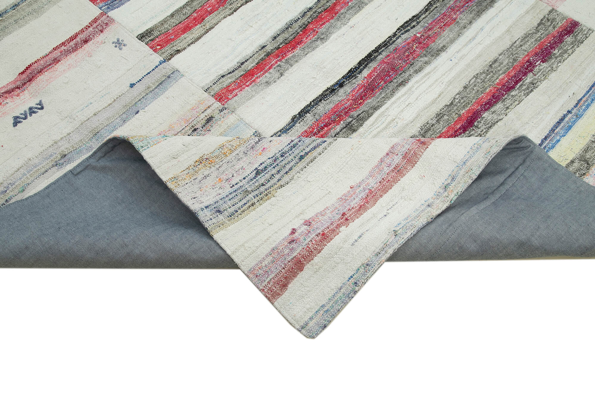 10x13 Beige Kilim Patchwork Rug - 34459