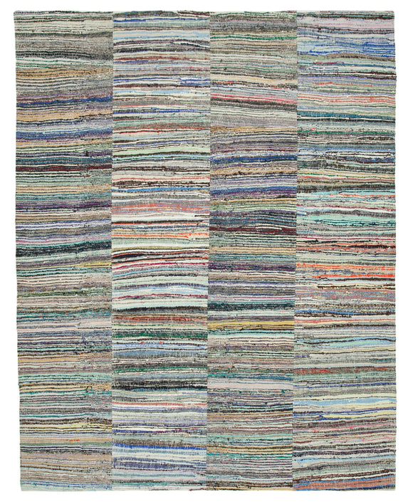 9x12 Multicolor Kilim Patchwork Rug - 34473