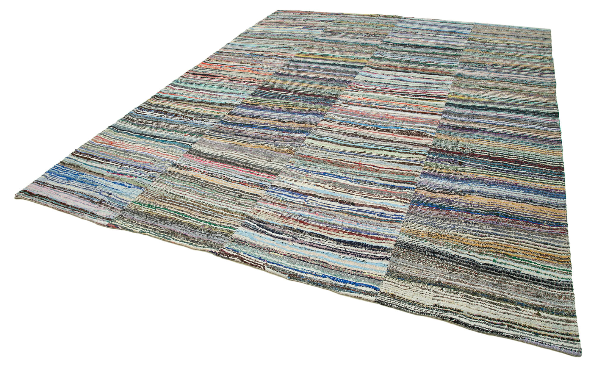 9x12 Multicolor Kilim Patchwork Rug - 34473