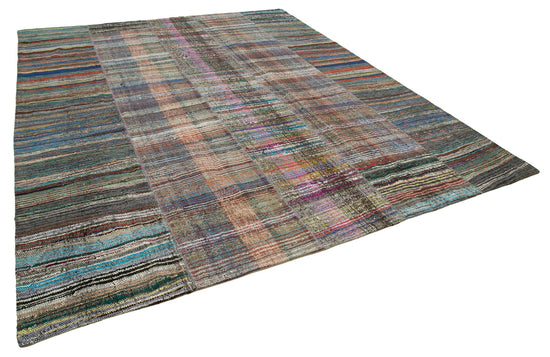 10x12 Multicolor Kilim Patchwork Rug - 34475