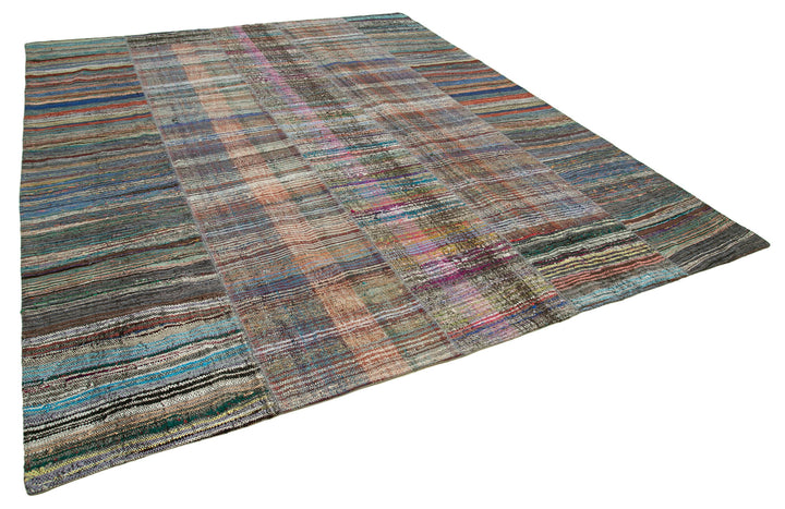 10x12 Multicolor Kilim Patchwork Rug - 34475