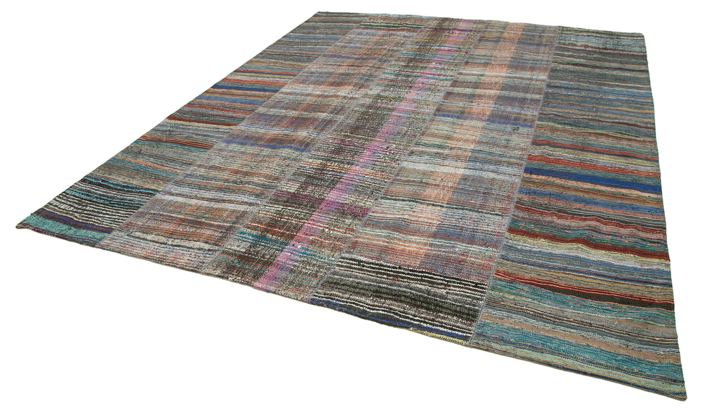 10x12 Multicolor Kilim Patchwork Rug - 34475