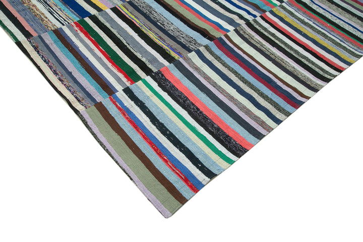 10x14 Multicolor Kilim Patchwork Rug - 34477