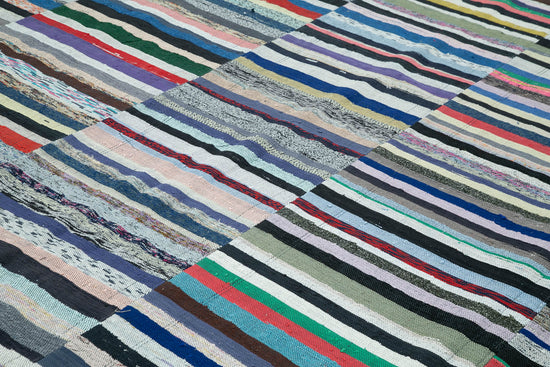10x14 Multicolor Kilim Patchwork Rug - 34477