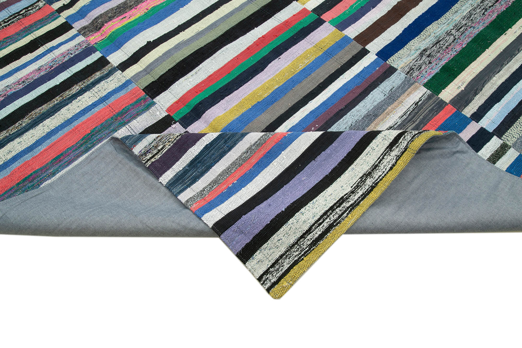 12' 7'' x 14' 6'' Handmade Kilim Patchwork Rug Order for Fred Shaw