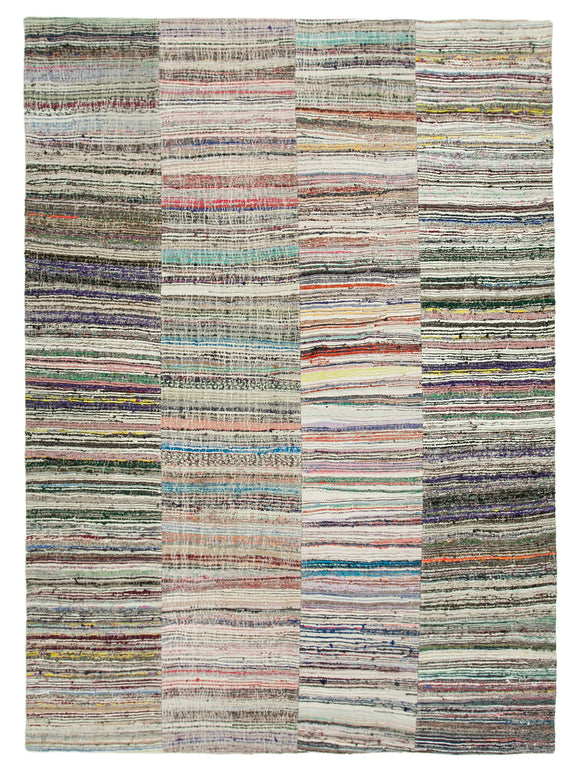 9x13 Multicolor Kilim Patchwork Rug - 34487