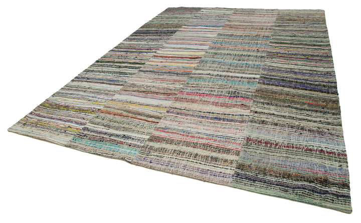 9x13 Multicolor Kilim Patchwork Rug - 34487