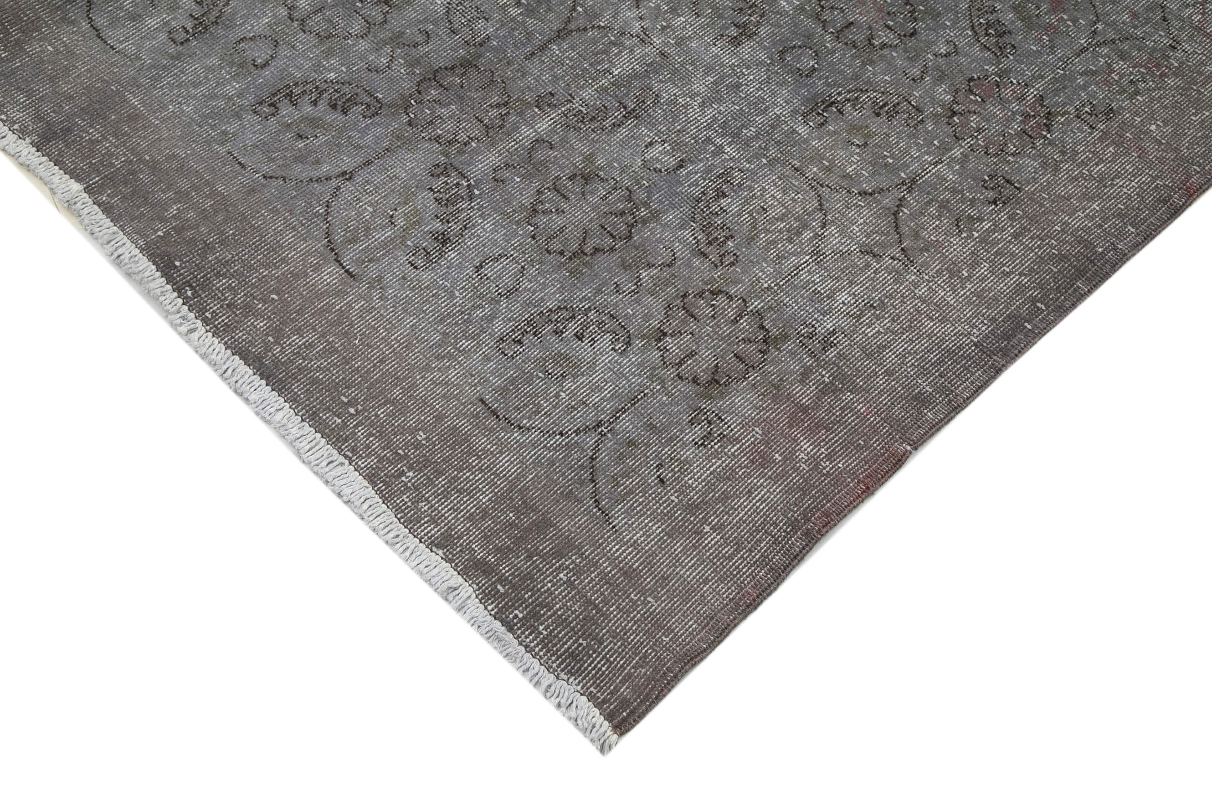 7x10 Grey Overdyed Rug - 34579