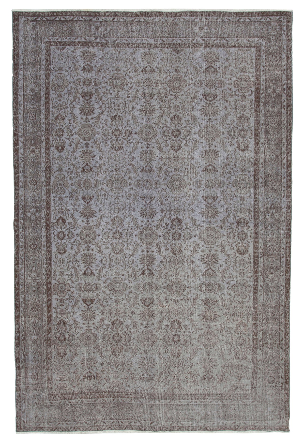 7x10 Grey Overdyed Rug - 34581