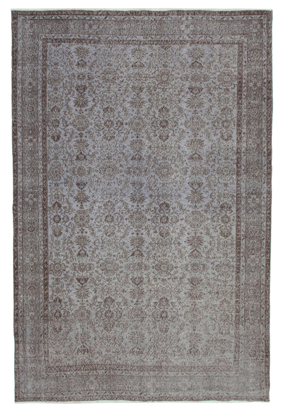 7x10 Grey Overdyed Rug - 34581