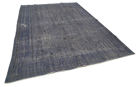7x11 Grey Overdyed Rug - 34620