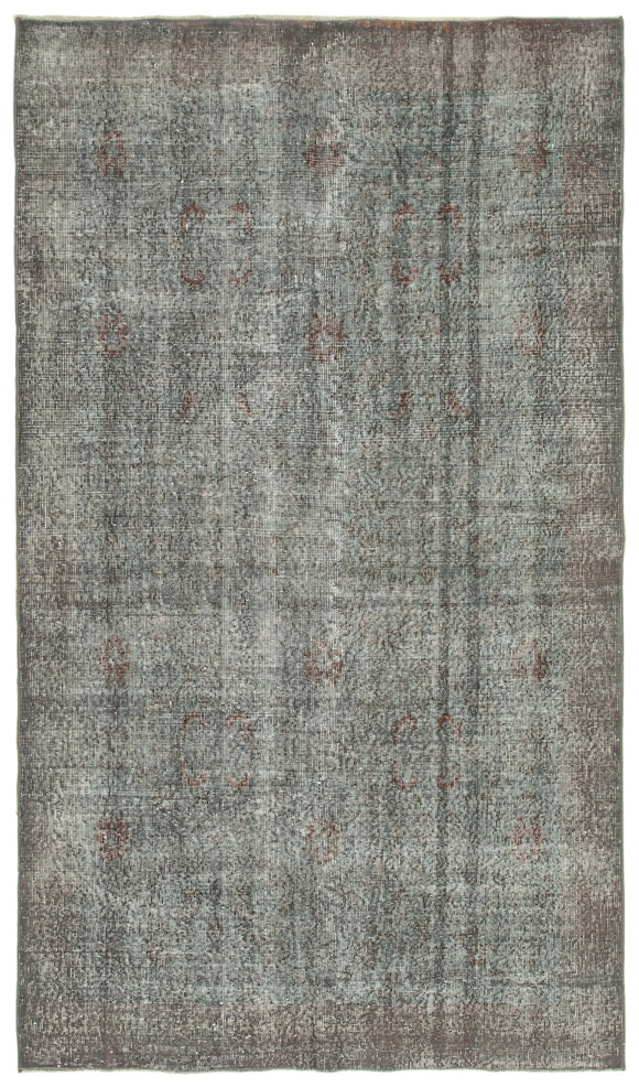 5x8 Grey Overdyed Rug - 34673