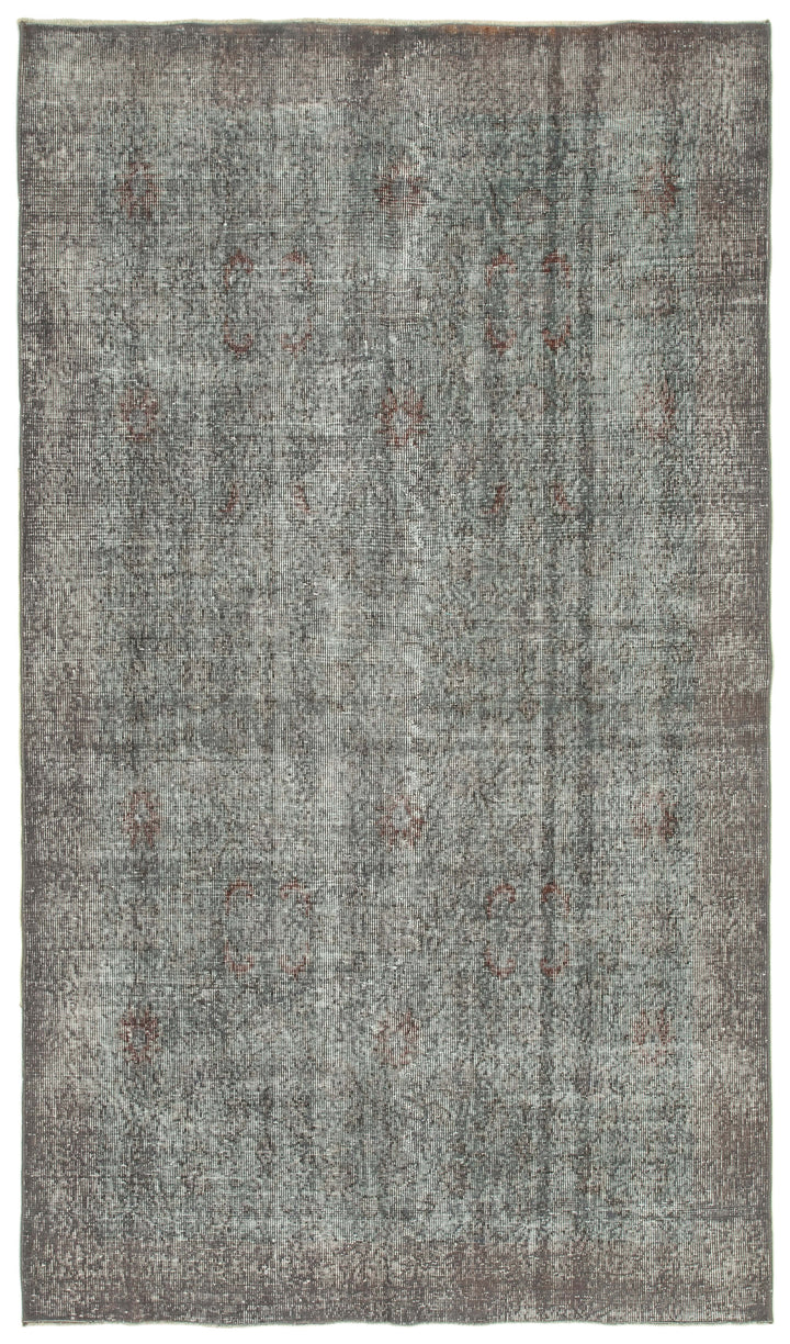 5x8 Grey Overdyed Rug - 34673