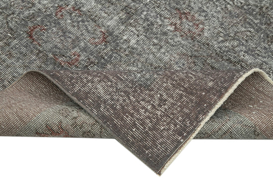5x8 Grey Overdyed Rug - 34673