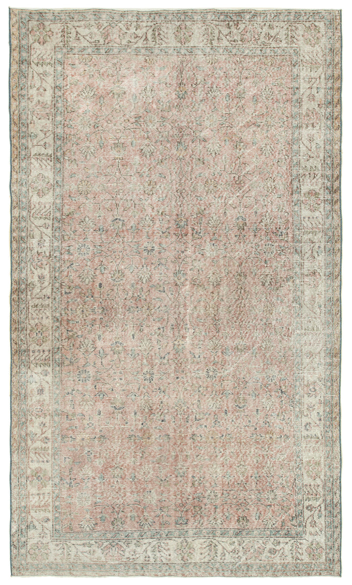 5x9 Grey Overdyed Rug - 34679