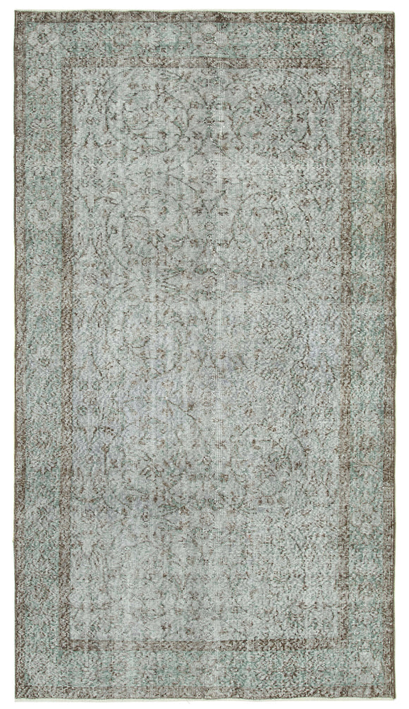 5x8 Grey Overdyed Rug - 34704